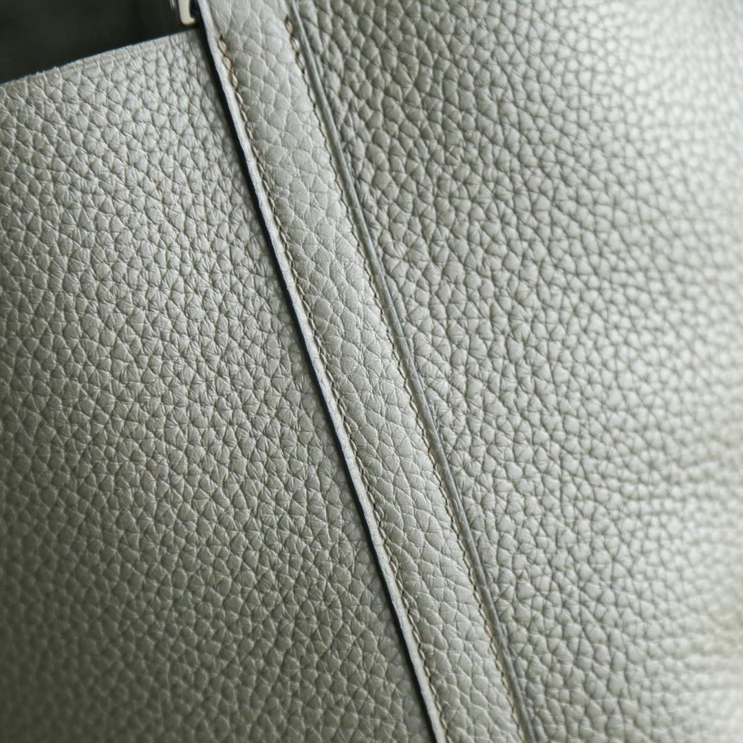 Hermes 爱马仕 Picotin 菜篮子 M8 沥青灰 银扣 TC皮