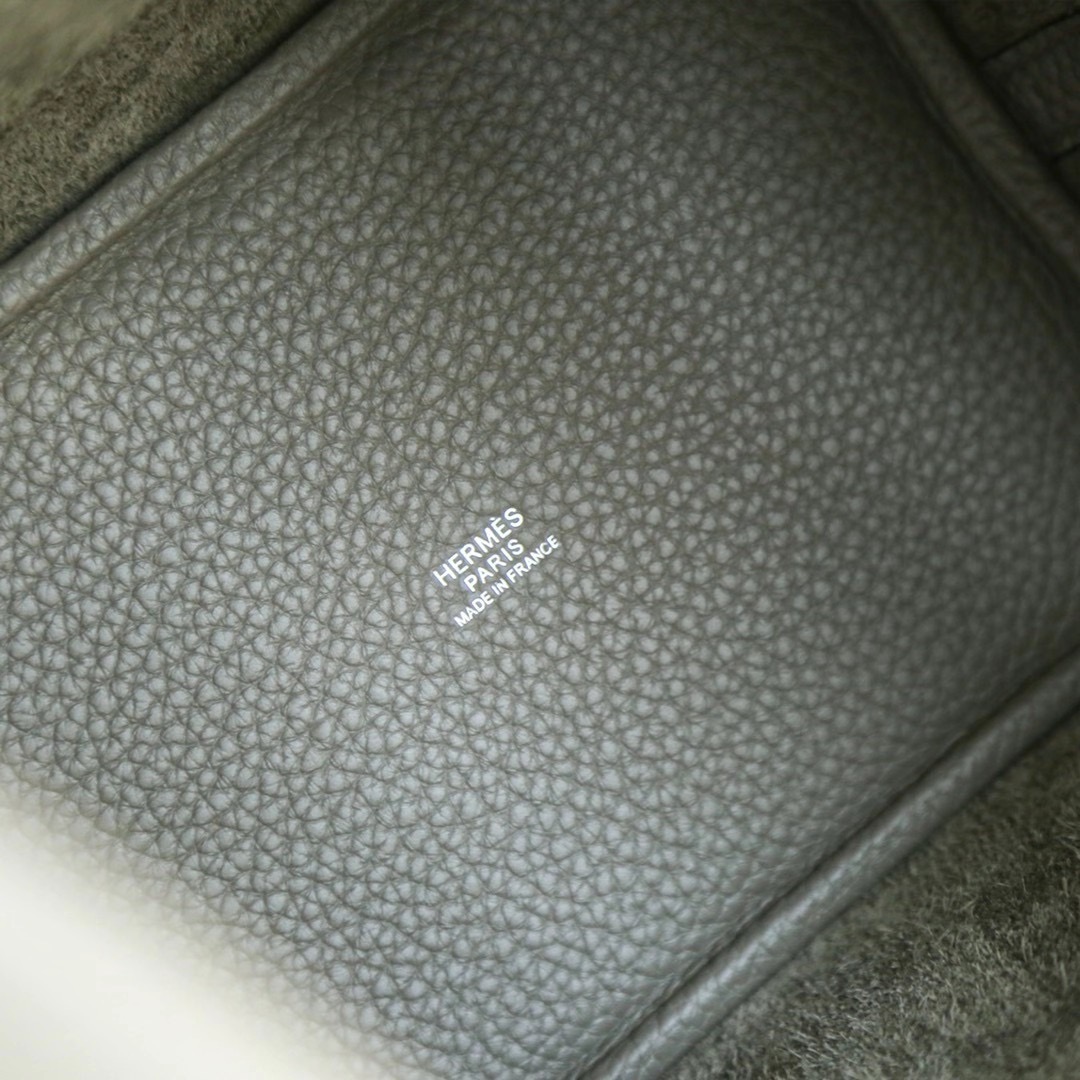 Hermes 爱马仕 Picotin 菜篮子 M8 沥青灰 银扣 TC皮