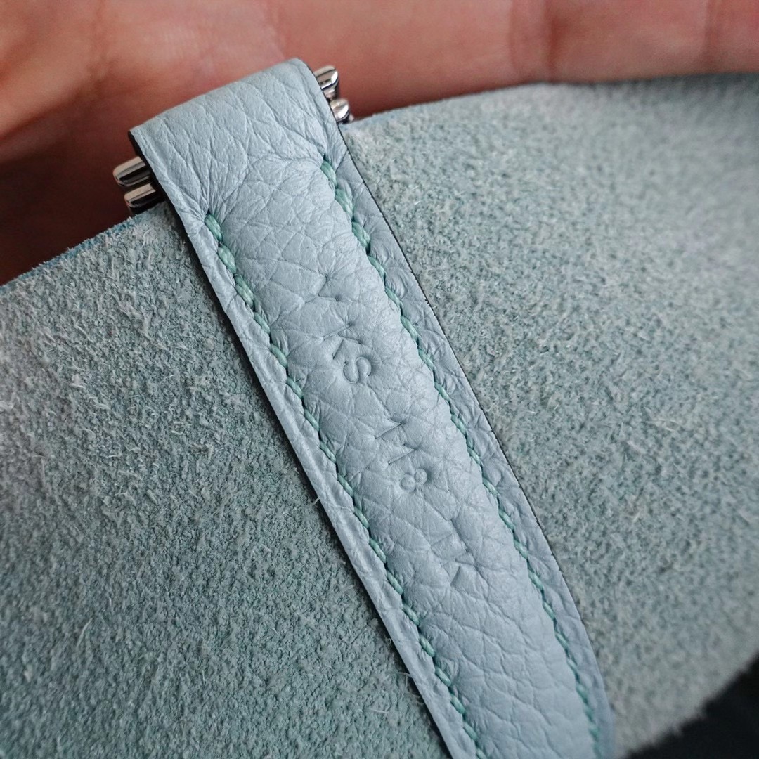 Hermes Picotin 菜篮子 TC皮 18CM 微风蓝 银扣