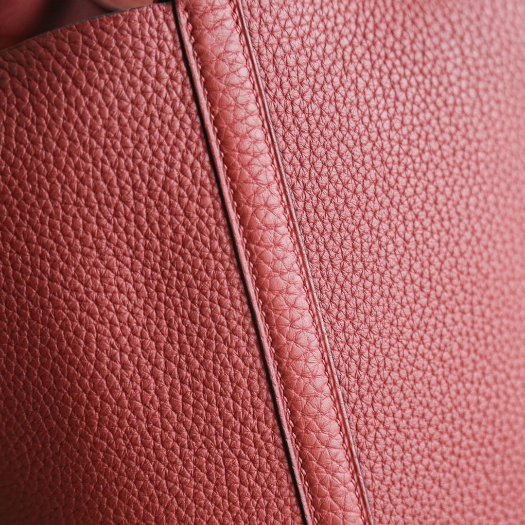 Hermes Picotin 18CM 石榴红 银扣 TC皮 优雅的暗红色