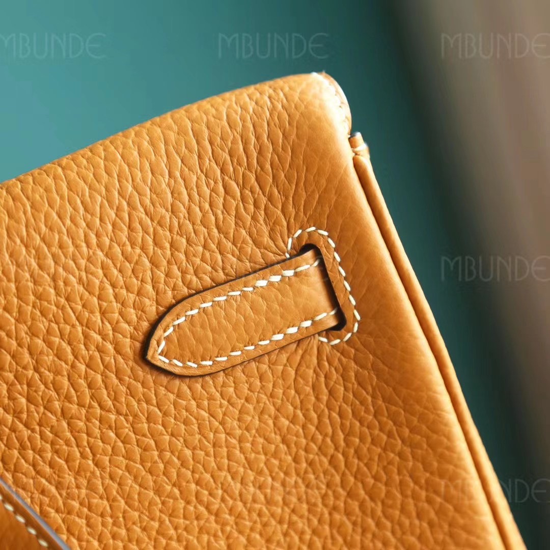 Hermes Kelly Ado 22cm 太妃金 TC皮 银扣 超好看的双肩包