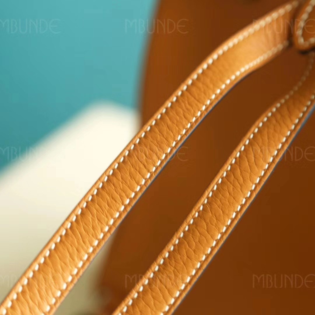 Hermes Kelly Ado 22cm 太妃金 TC皮 银扣 超好看的双肩包