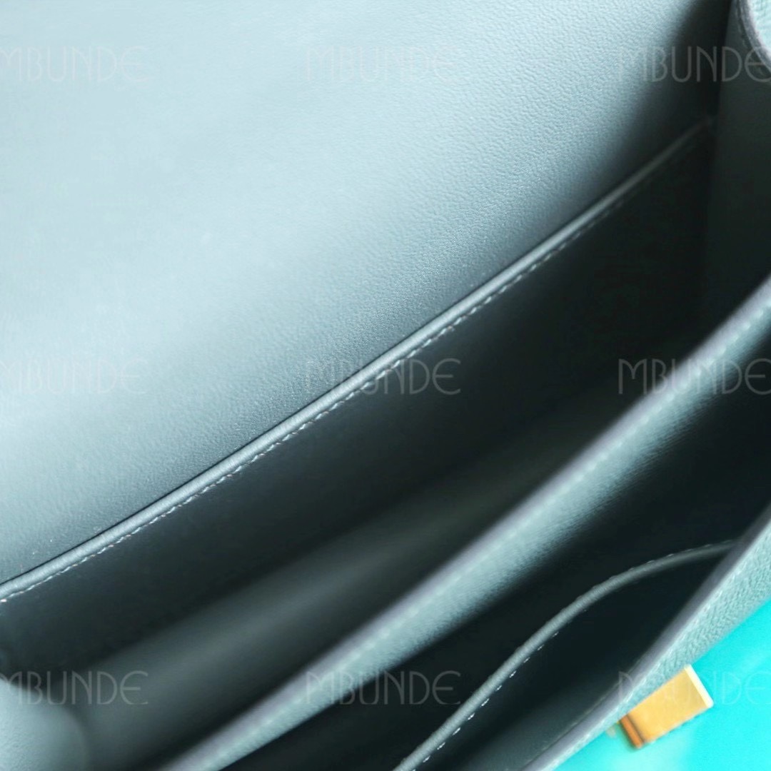 Hermes Constance CC63 杏绿色 Epsom 金扣  最火的莫兰迪色 性冷淡色
