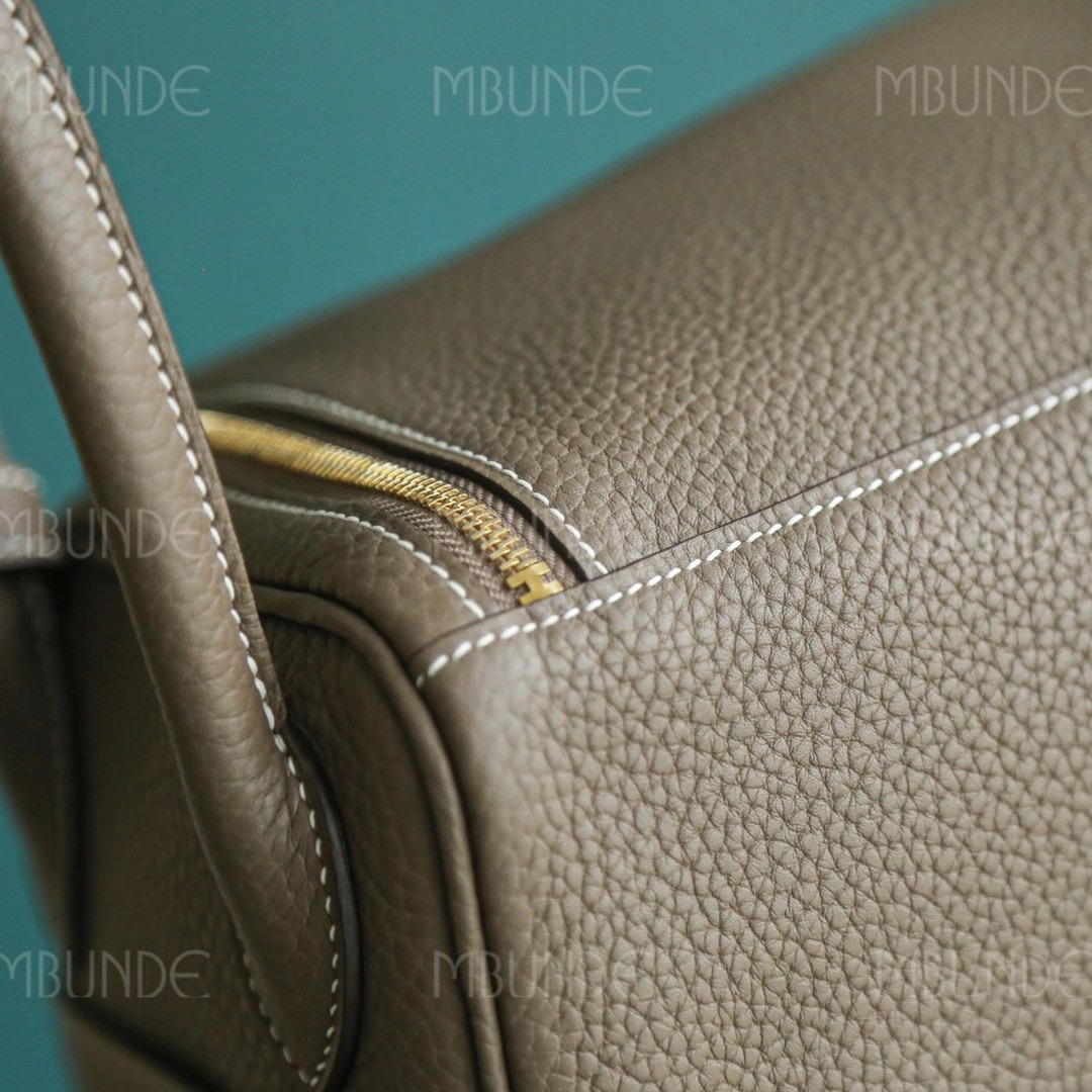 Hermes Lindy 琳迪包 26CM TC皮 大象灰 金扣