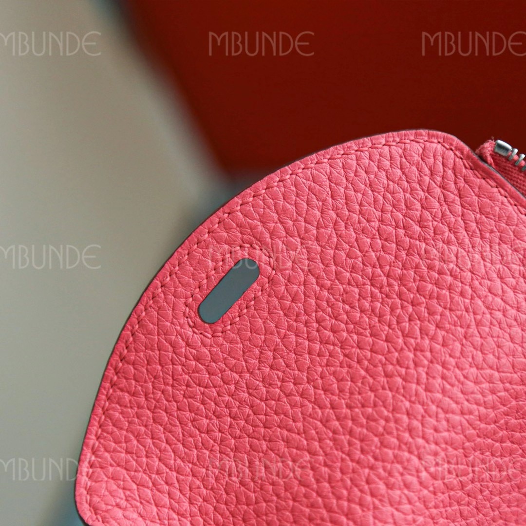 Hermes  Mini Lindy 8W 新唇膏粉 银扣 TC皮