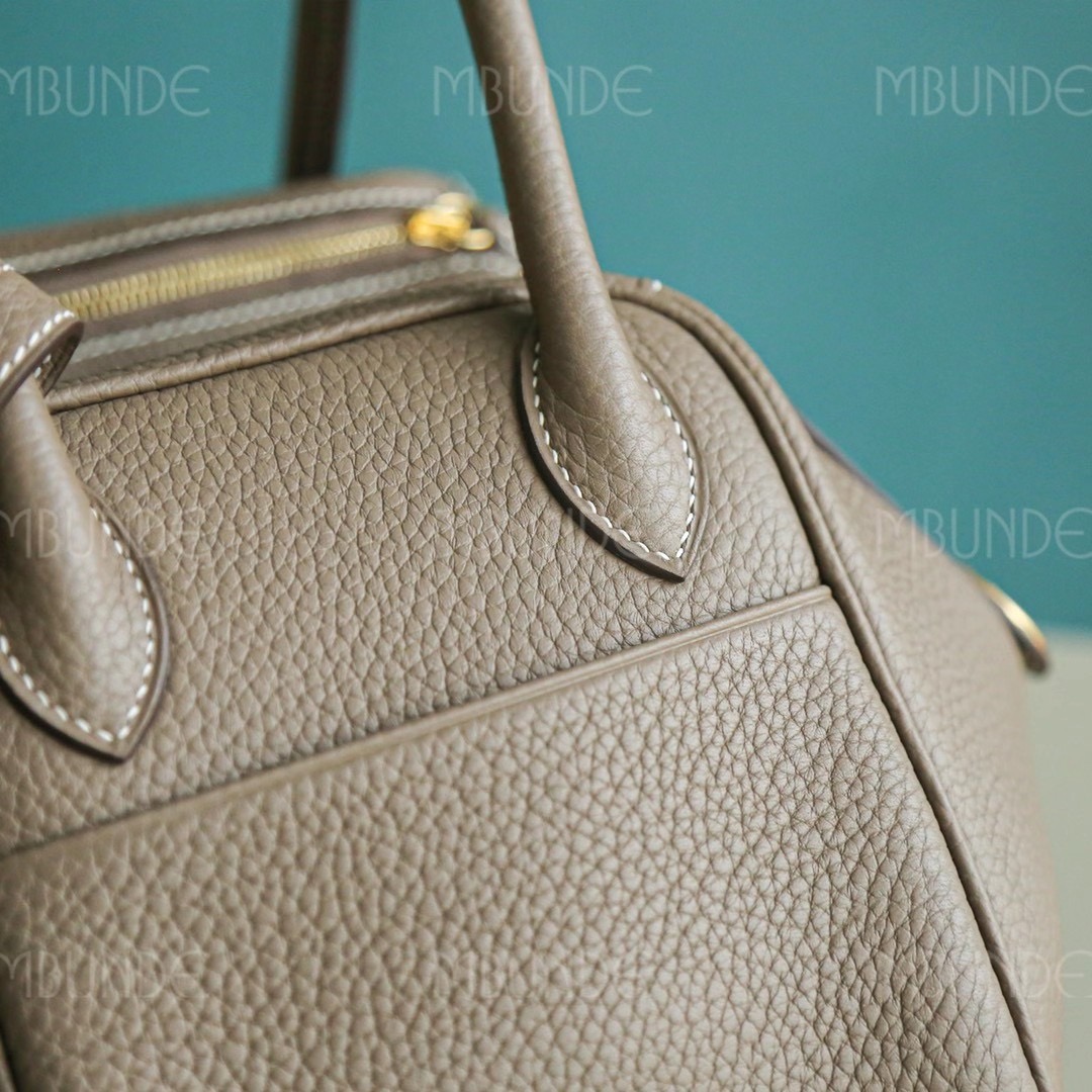 Hermes Lindy 琳迪包 26CM TC皮 大象灰 金扣