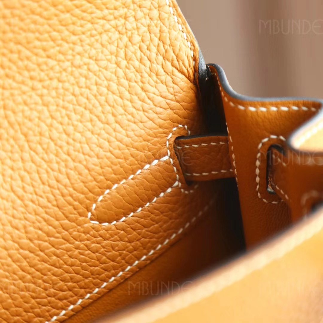 Hermes Kelly Ado 22cm 太妃金 TC皮 银扣 超好看的双肩包
